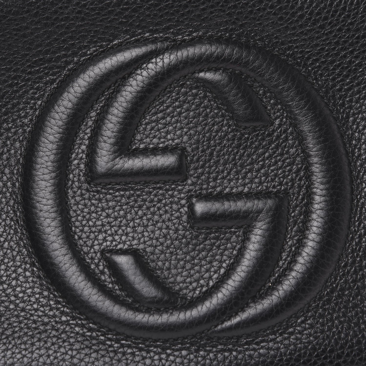Gucci Pebbled Calfskin Small Soho Disco Bag Black 11 of 13