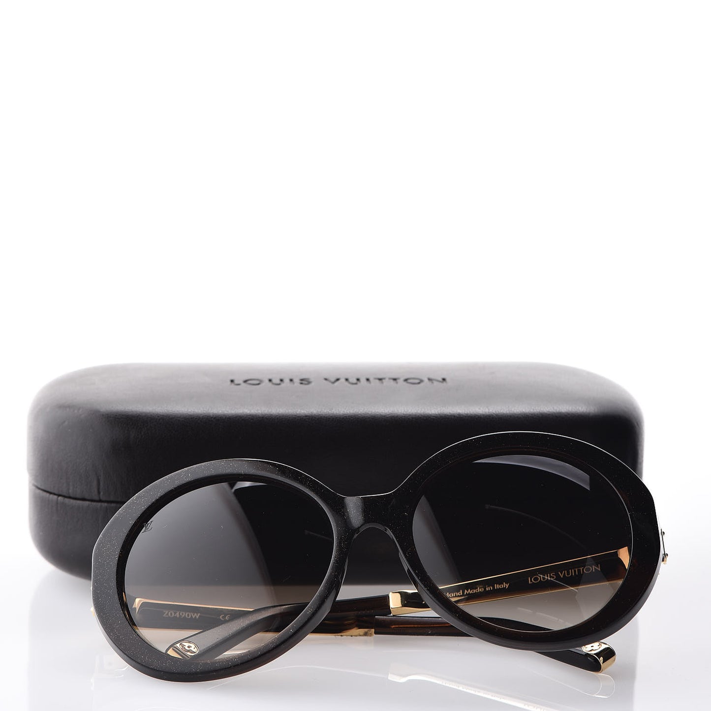 Petit Soupcon Rond Sunglasses Z0490W Brown Glitter