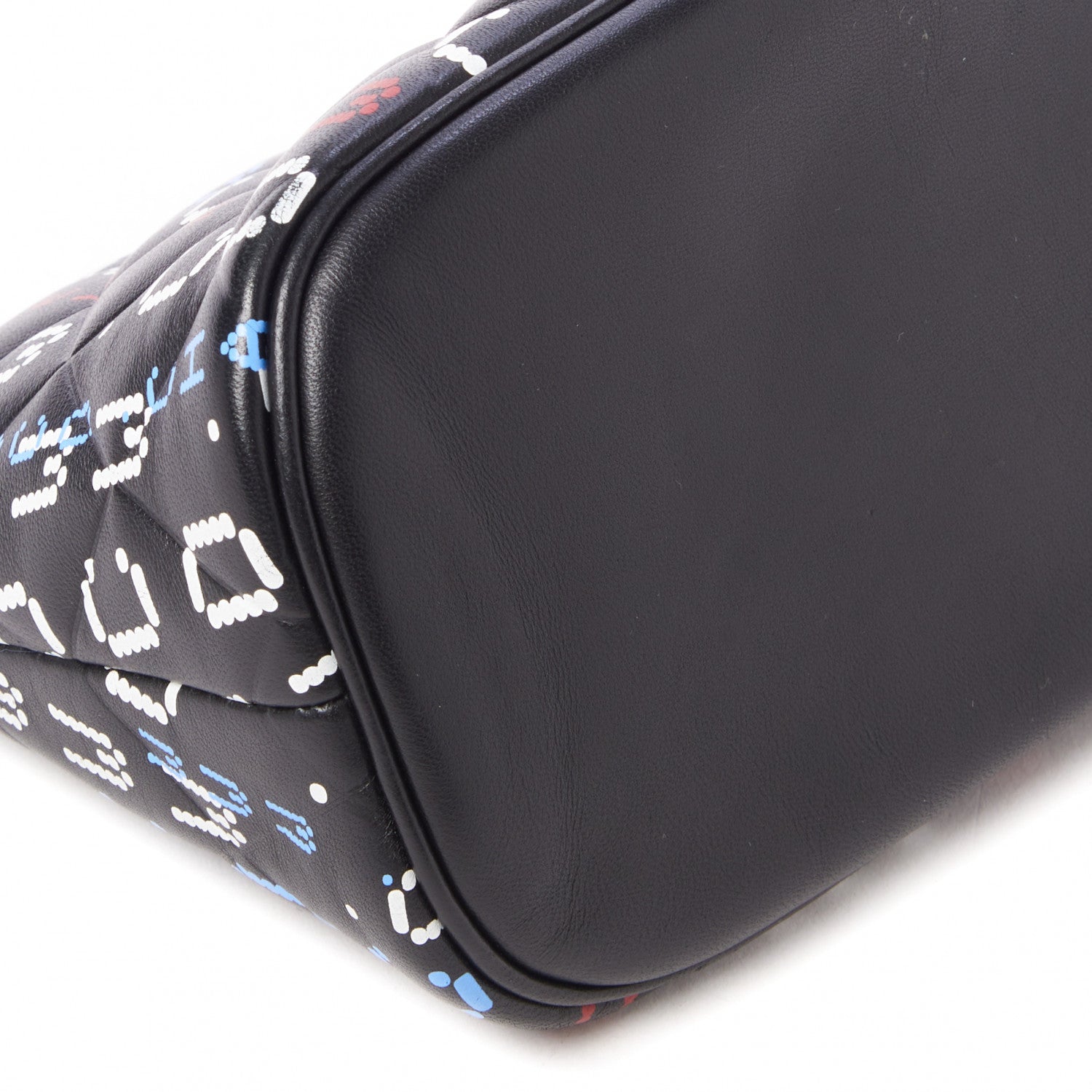 Chanel Lambskin Quilted Data Center Cosmetic Case Black 5 of 8