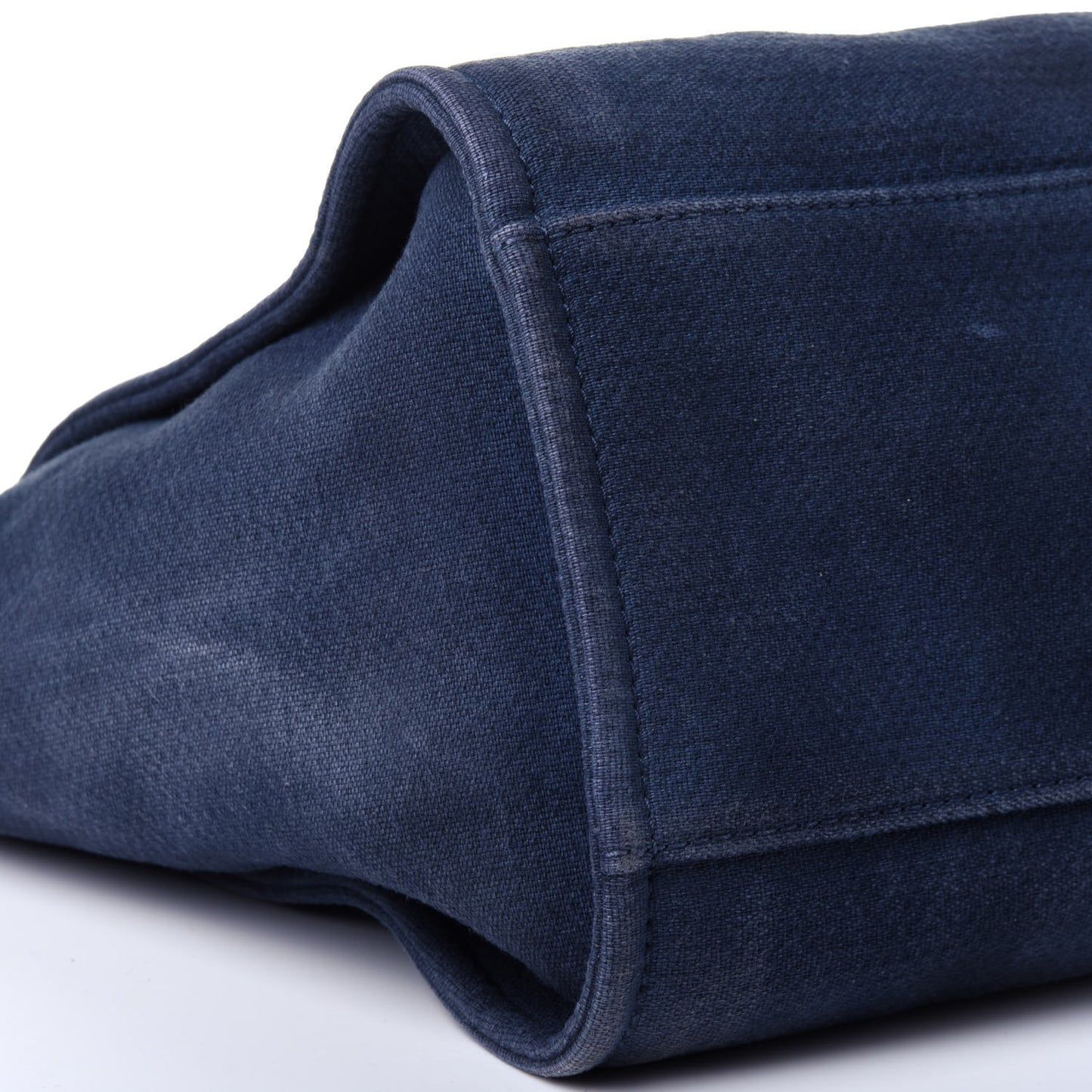 Canvas Medium Deauville Tote Dark Blue