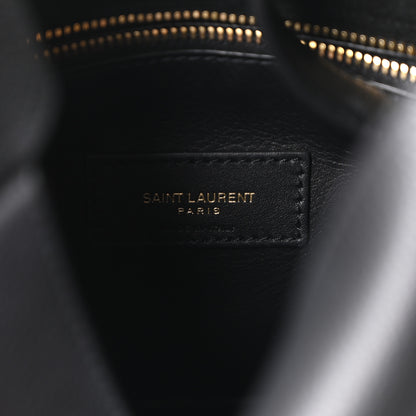 Saint Laurent Smooth Calfskin Small Le 5 A 7 Soft Hobo Black 6 of 10