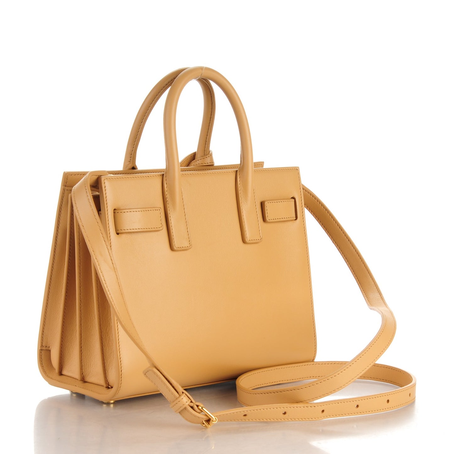 Calfskin Nano Sac De Jour Dark Beige