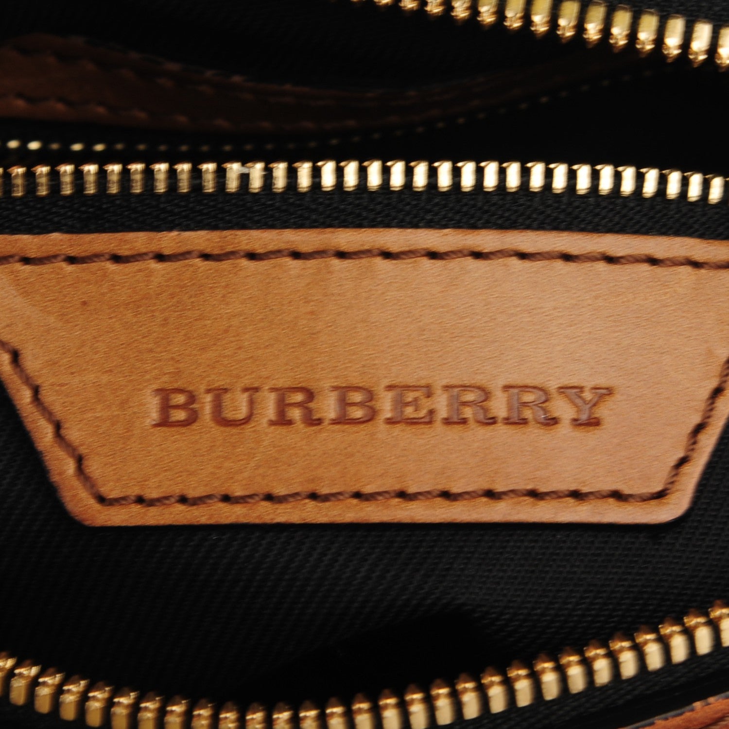 Burberry Horseferry Check Small Alchester Bowling Bag Honey Tan 7 of 10
