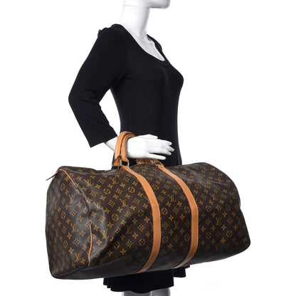 Louis Vuitton Monogram Keepall 55 2 of 21