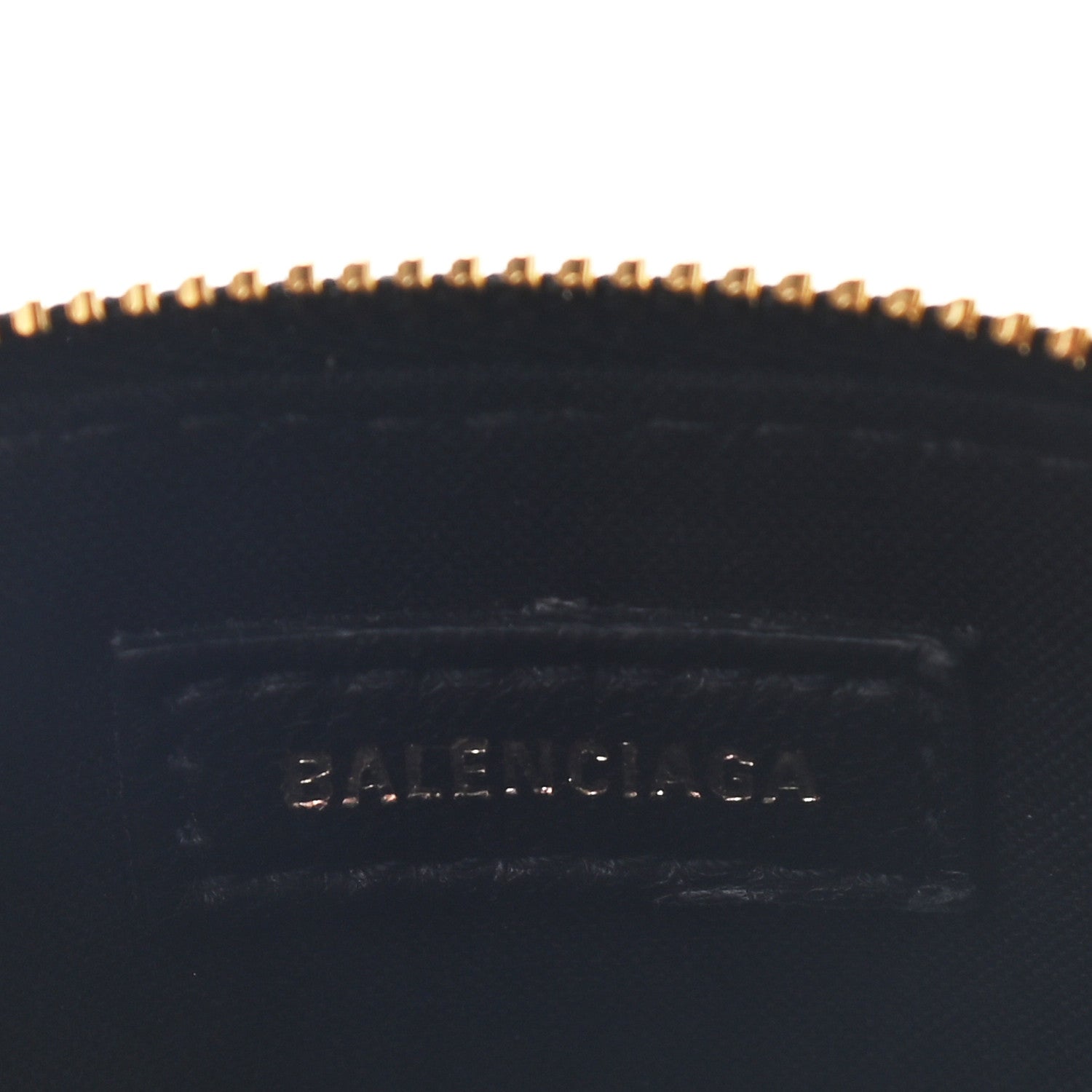 Balenciaga Grained Calfskin Logo Mini Ville Top Handle Bag Black White 7 of 7