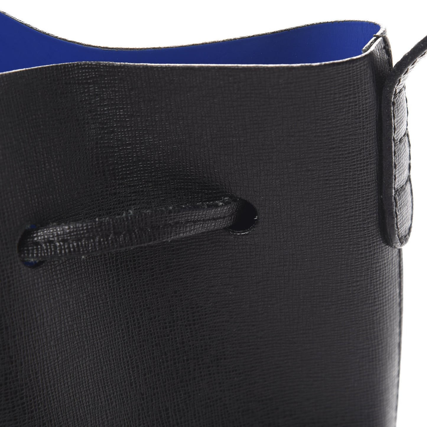 Saffiano Bucket Bag Black Royal