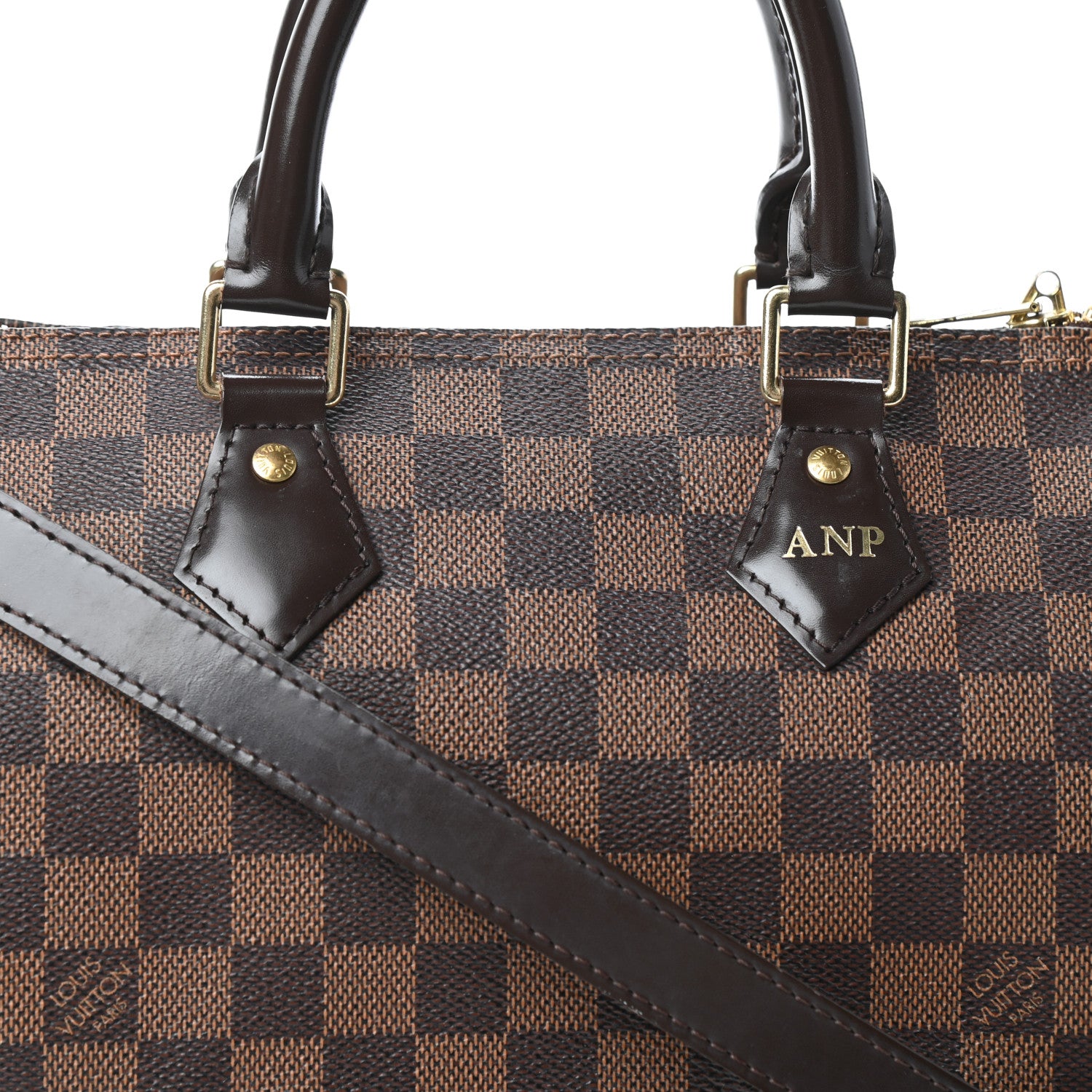 Louis Vuitton Damier Ebene Speedy Bandouliere 25 7 of 9