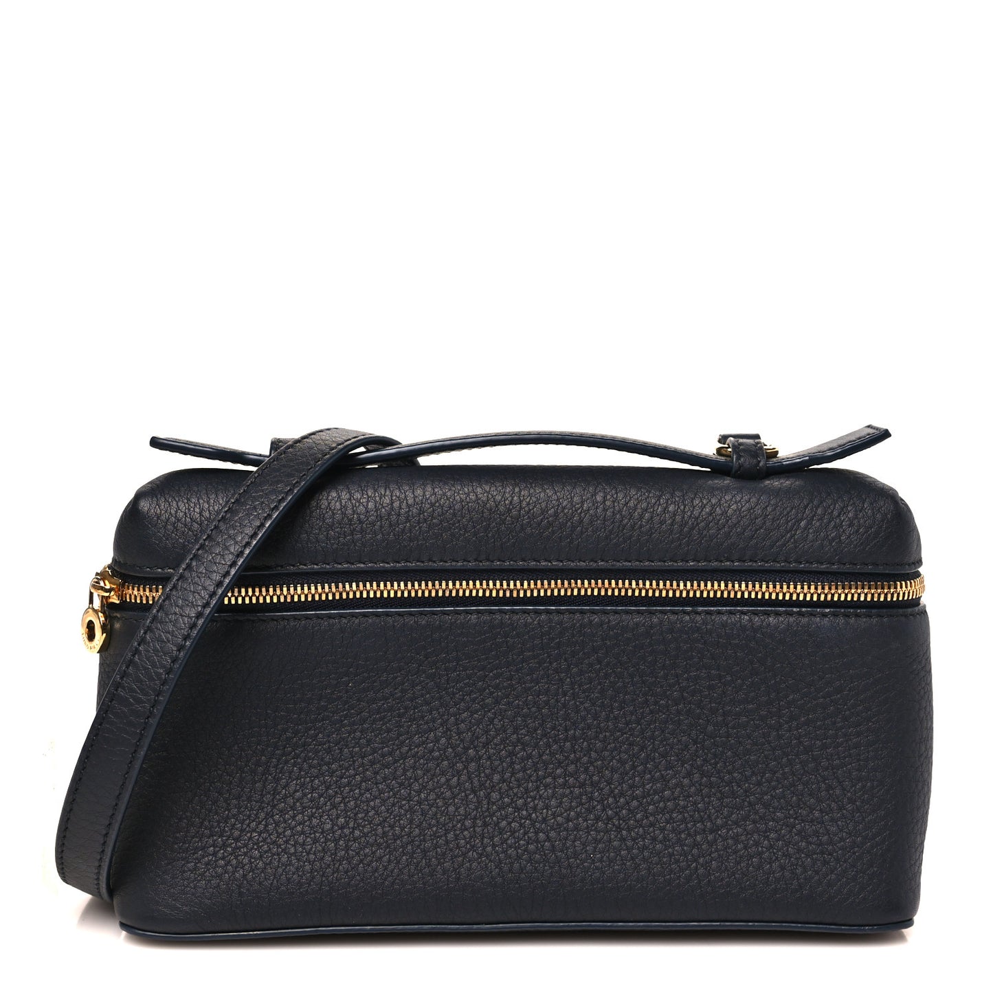 Grained Calfskin L19 Extra Pocket Pouch Navy Blue