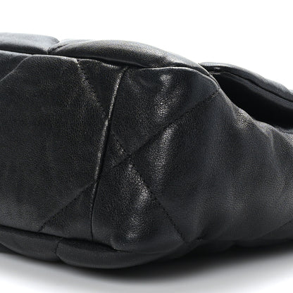 Chanel Lambskin Quilted Medium Chanel 19 Flap Black 9 of 9