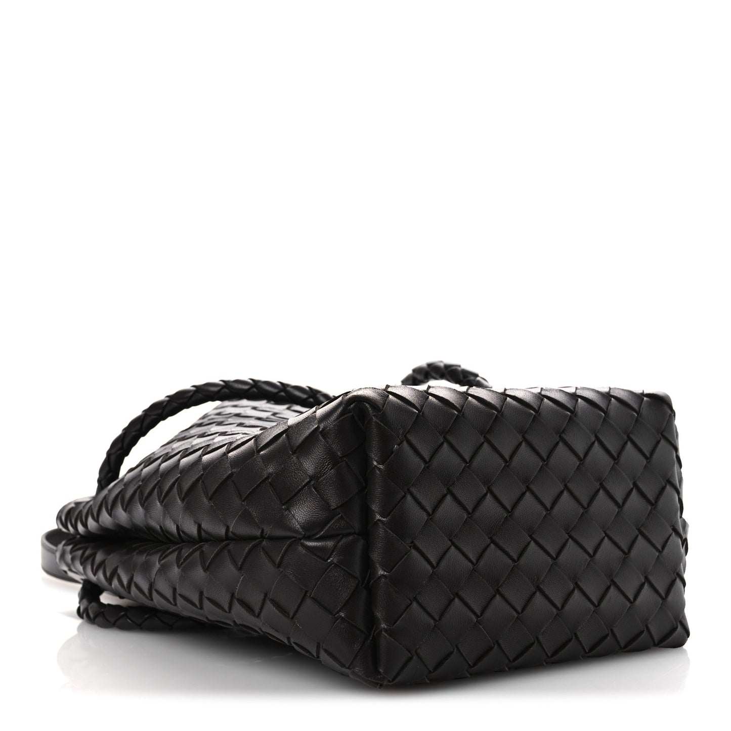 Nappa Intrecciato Small Andiamo Bucket Bag Fondant