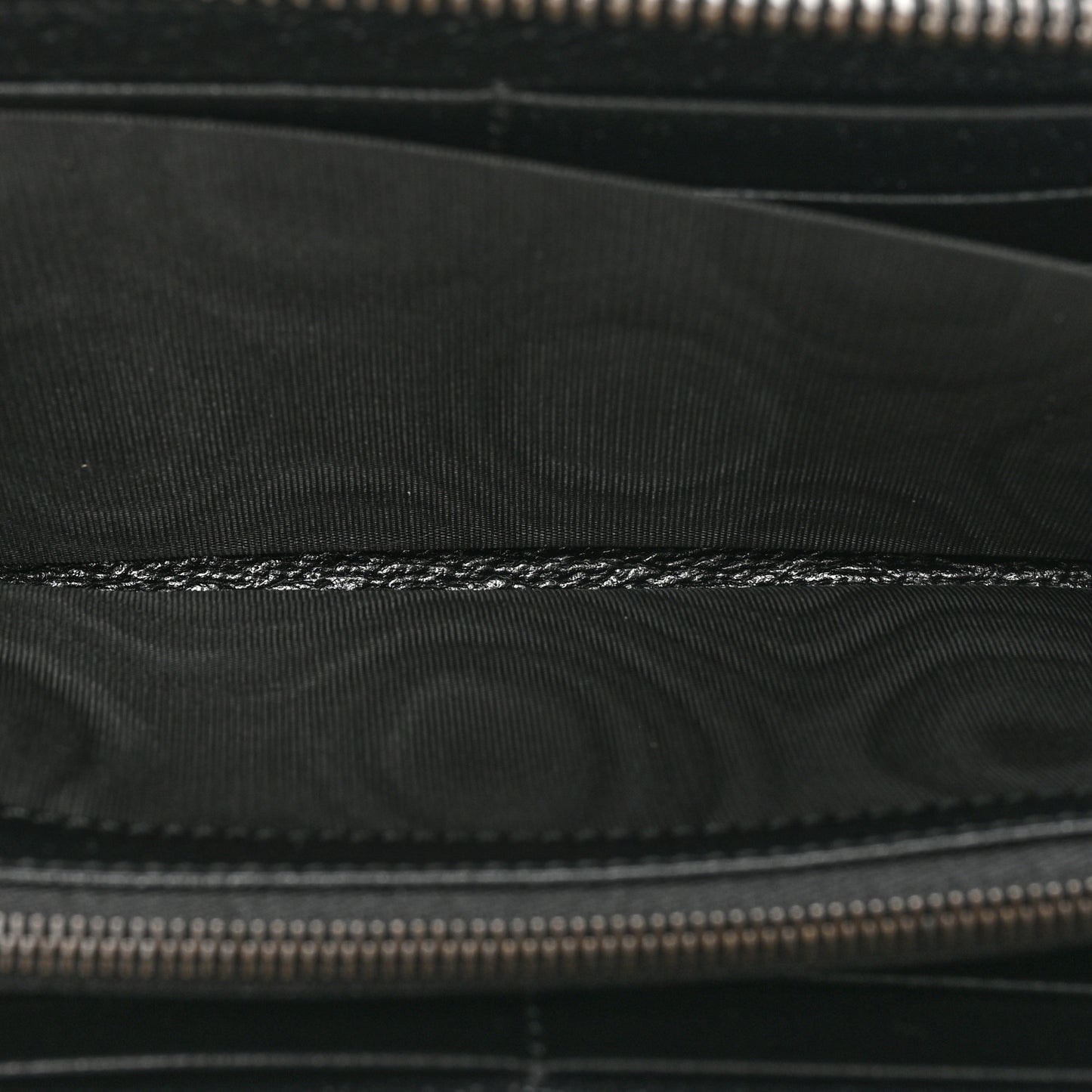 Wonka Grain Calfskin Diana Continental Wallet Black