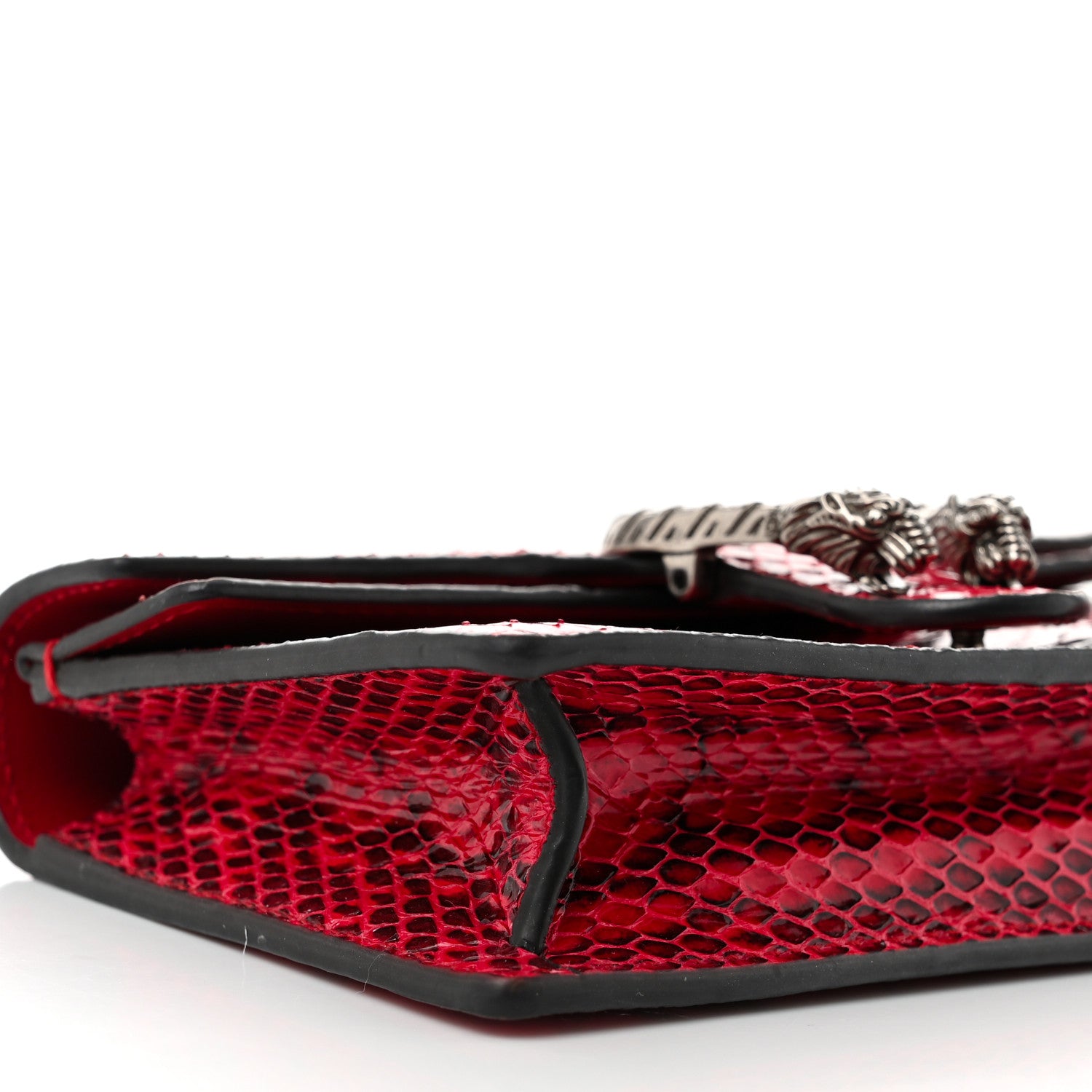 Gucci Snakeskin Super Mini Dionysus Shoulder Bag Red 8 of 10