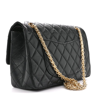Chanel Aged Calfskin Quilted 2.55 Reissue 226 Flap Black 3 of 13