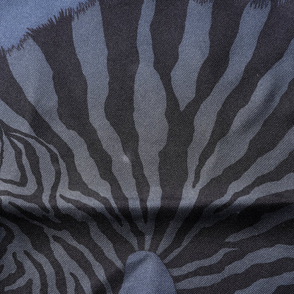 Hermes Silk Zebra Pegasus Pocket Square 4 of 5