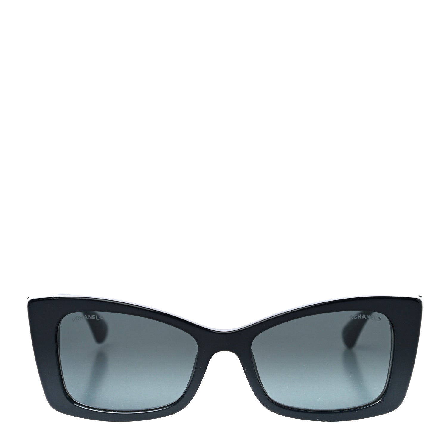 Chanel Acetate CC Rectangle Sunglasses 5430 Black 2 of 7
