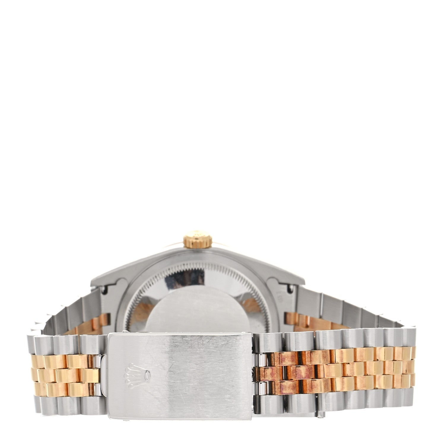 Rolex Stainless Steel 18K Yellow Gold 36mm Oyster Perpetual Datejust Watch White Roman 16233 3 of 4