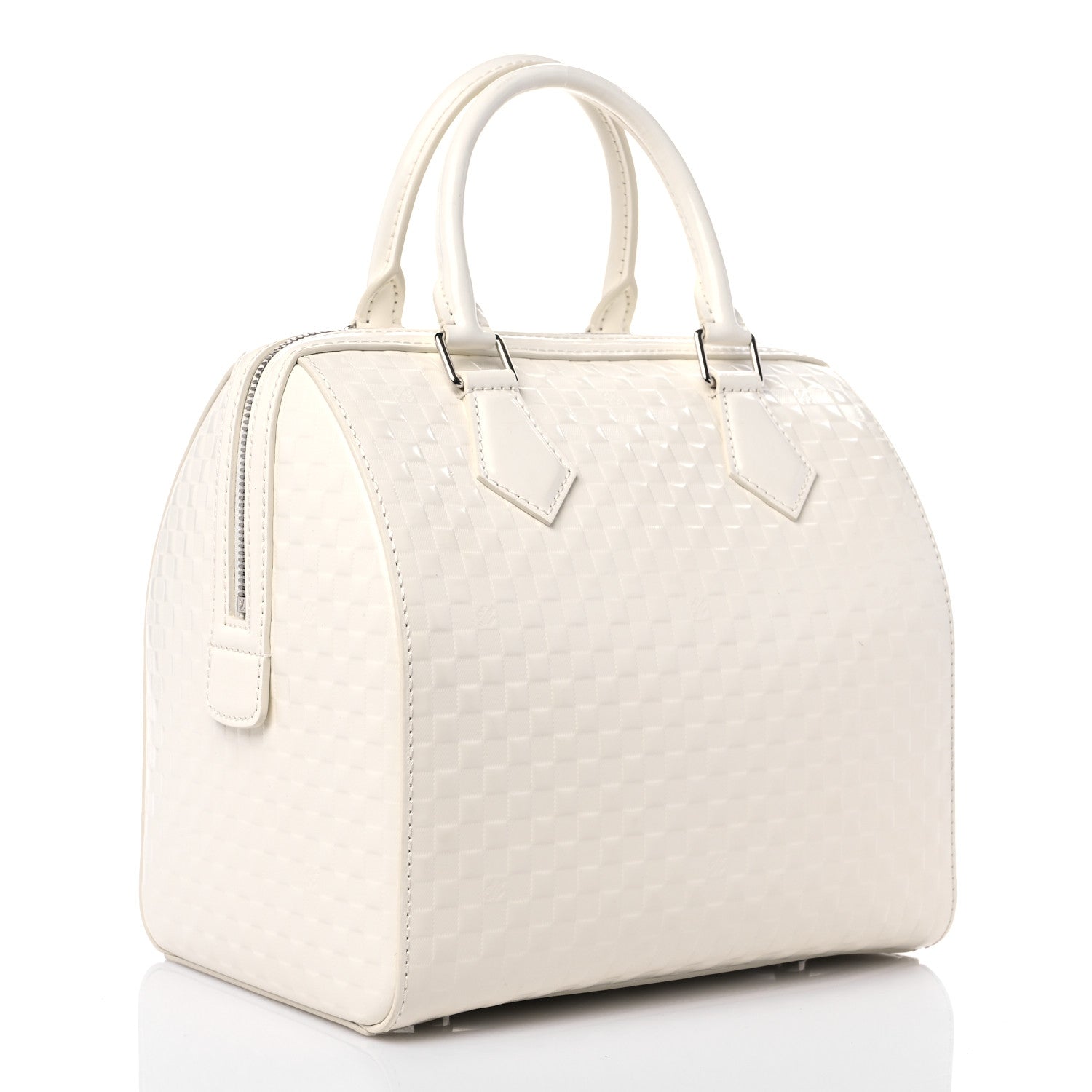 Louis Vuitton Damier Facette Speedy Cube MM Creme 2 of 8