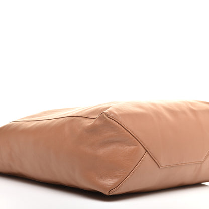 Celine Lambskin Vertical Cabas Tan 7 of 9