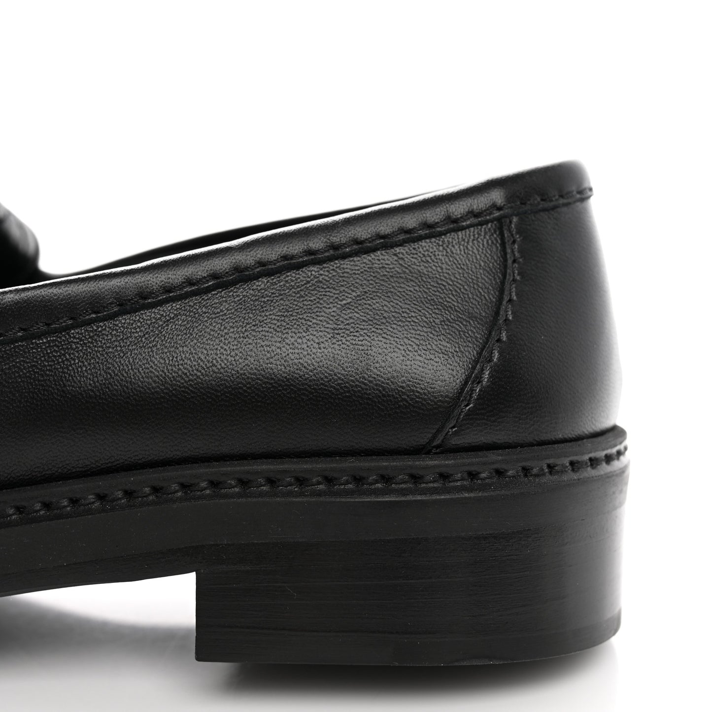 Lambskin Quilted CC Turnlock Loafers 36.5 Black