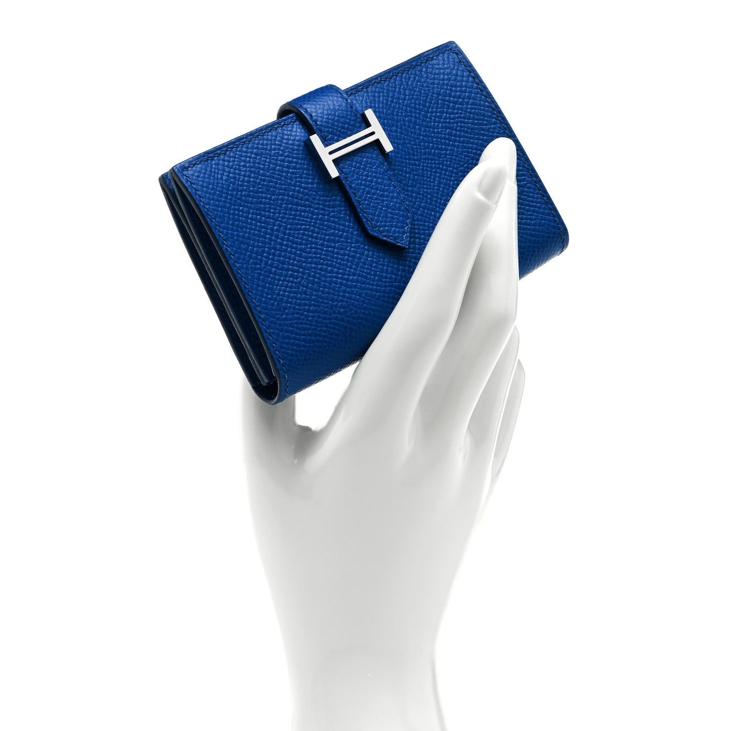 Epsom Bearn Card Holder Wallet Bleu De France
