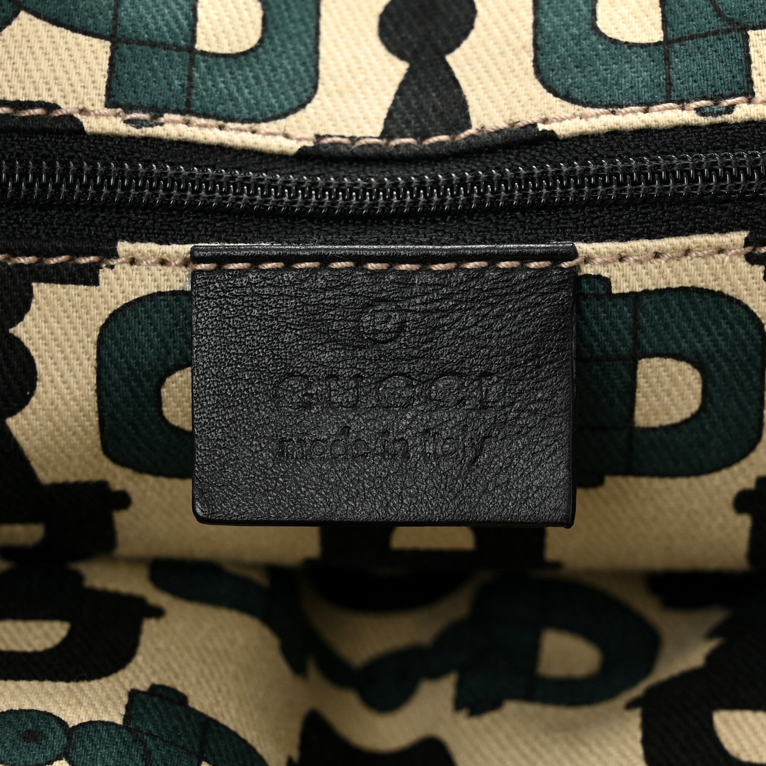 Gucci Guccissima Small Princy Satchel Black 6 of 10