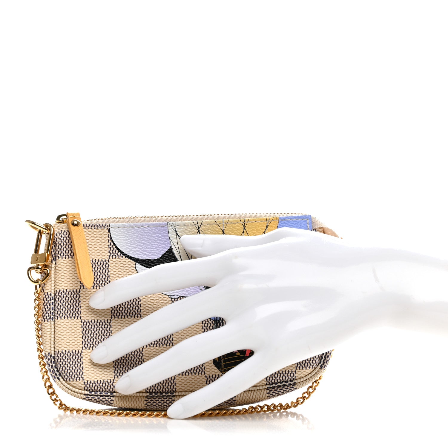 Louis Vuitton Damier Azur Illustre Mini Pochette Accessories 2 of 7