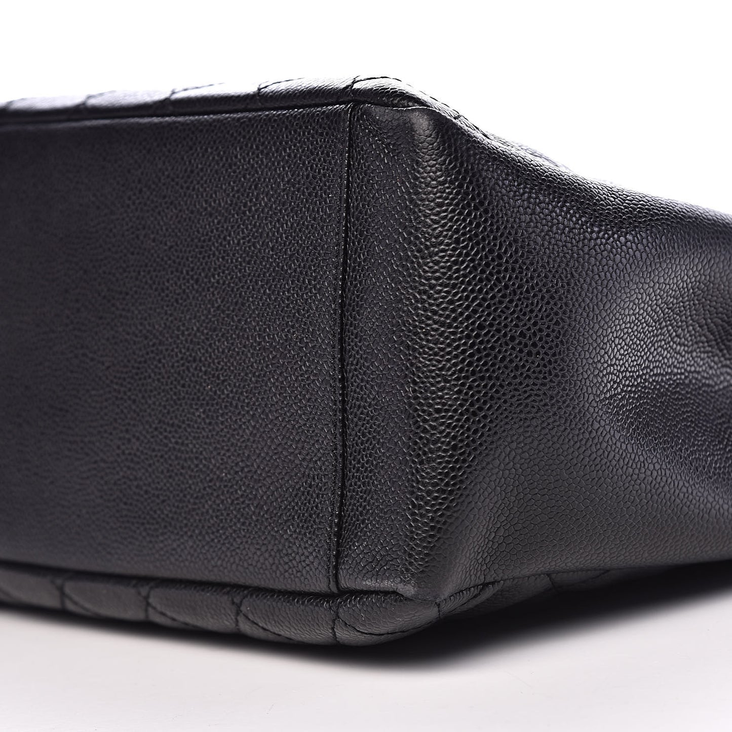 Caviar Quilted Grand Shopping Tote GST Black