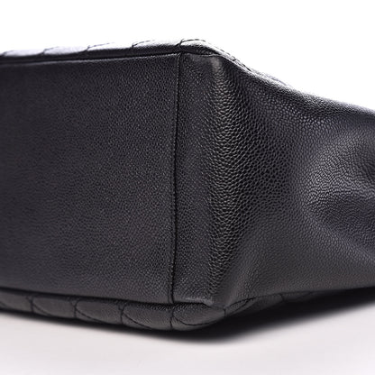 Chanel Caviar Quilted Grand Shopping Tote GST Black 9 of 10