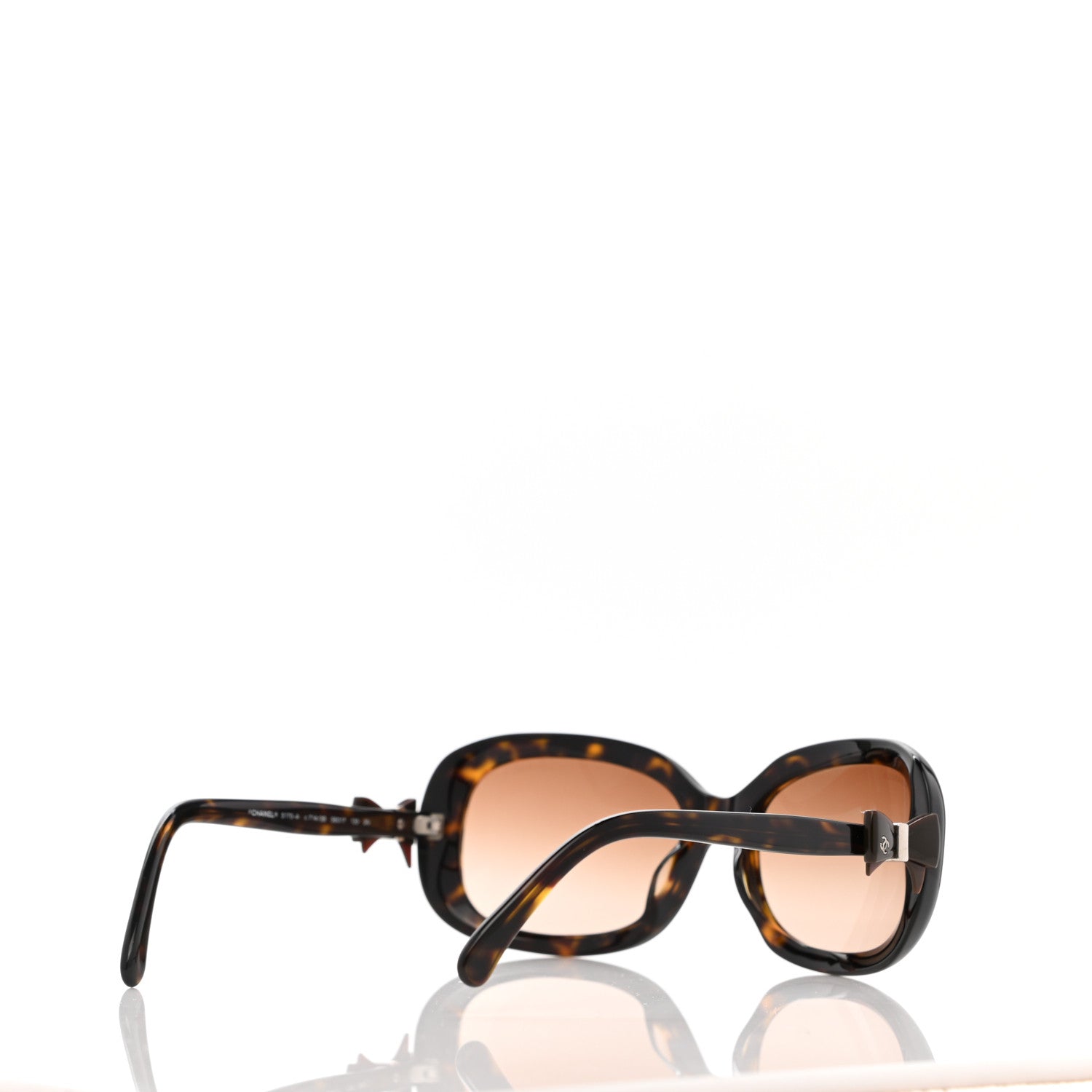Chanel CC Bow Sunglasses 5170 Tortoiseshell 4 of 8