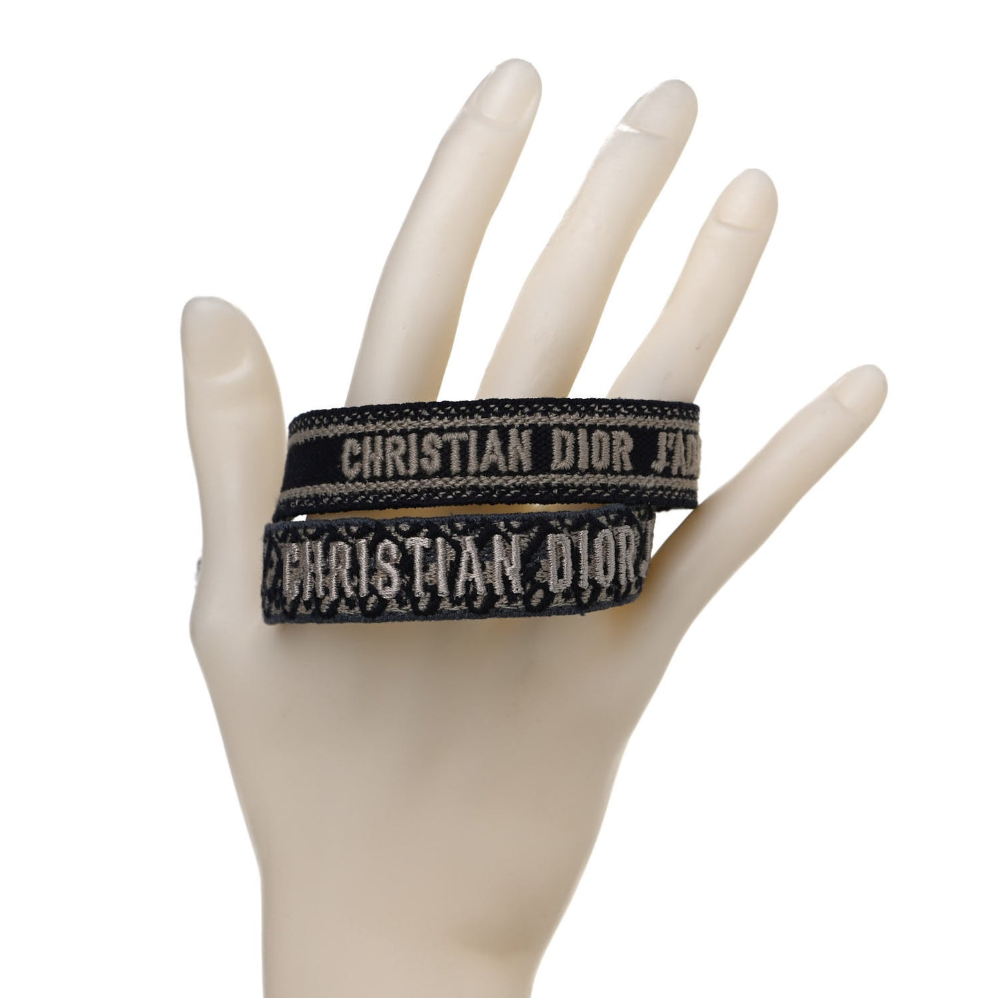 Woven Cotton J'Adior Friendship Bracelet Set Navy