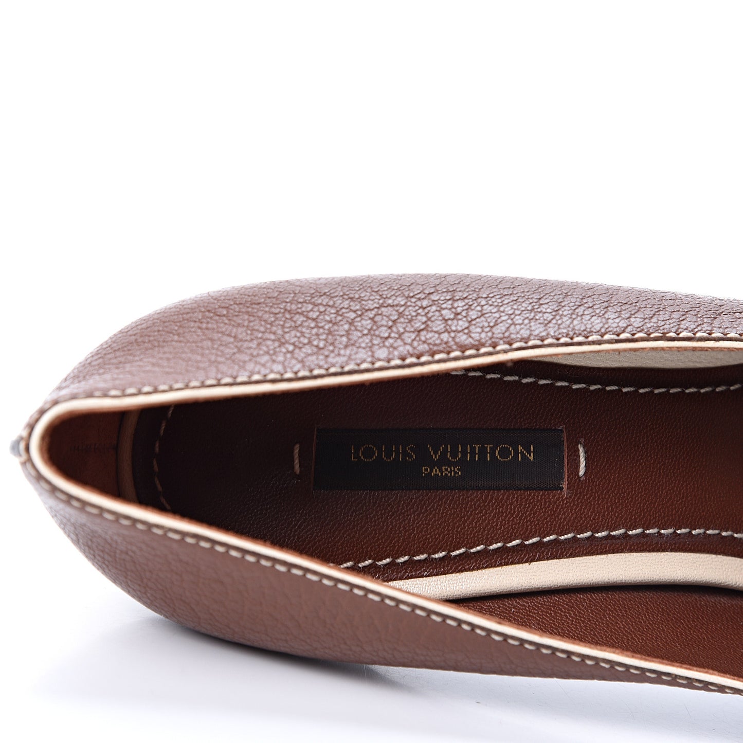 Calfskin Ginger Suhali Closed Pumps 38 Sienne