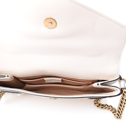 Gucci Nappa Pearl Studded Mini Queen Margaret Broadway Shoulder Bag Mystic White 5 of 15