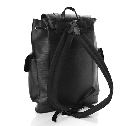 Louis Vuitton Epi Christopher Backpack PM Black 3 of 8