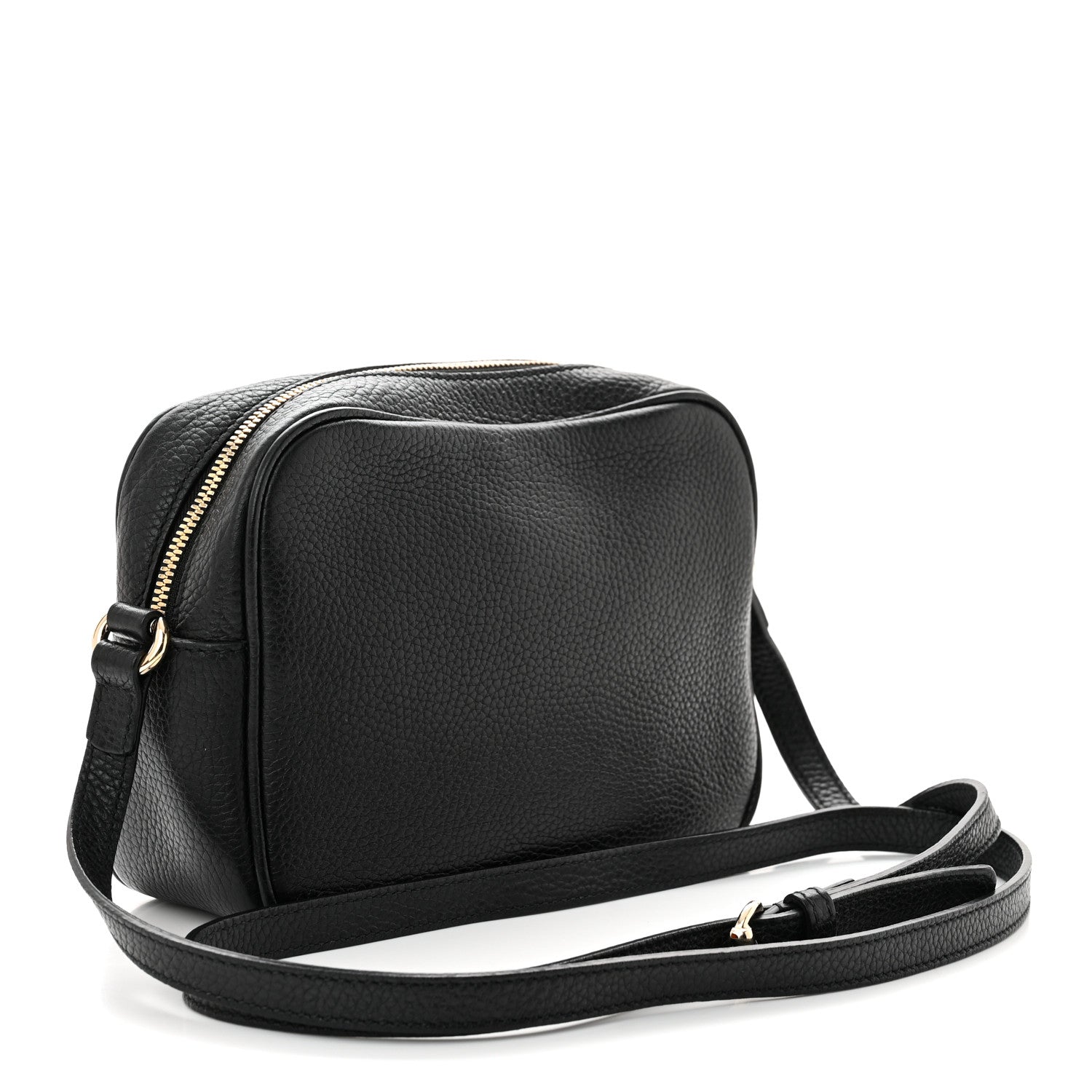 Gucci Pebbled Calfskin Small Soho Disco Bag Black 3 of 10