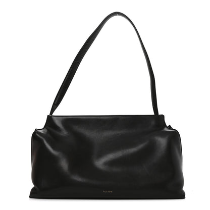 The Row Saddle Calfskin Sienna Shoulder Bag Black 1 of 9