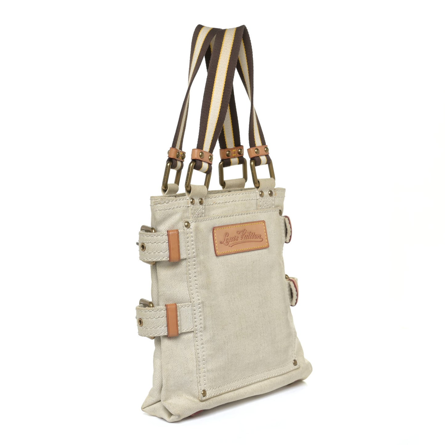 Toile Globe Shopper Cabas PM Red