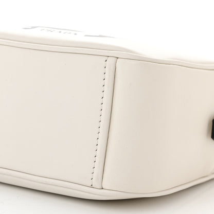 Prada City Calf Monkey Print Camera Bag White Papaya 10 of 11