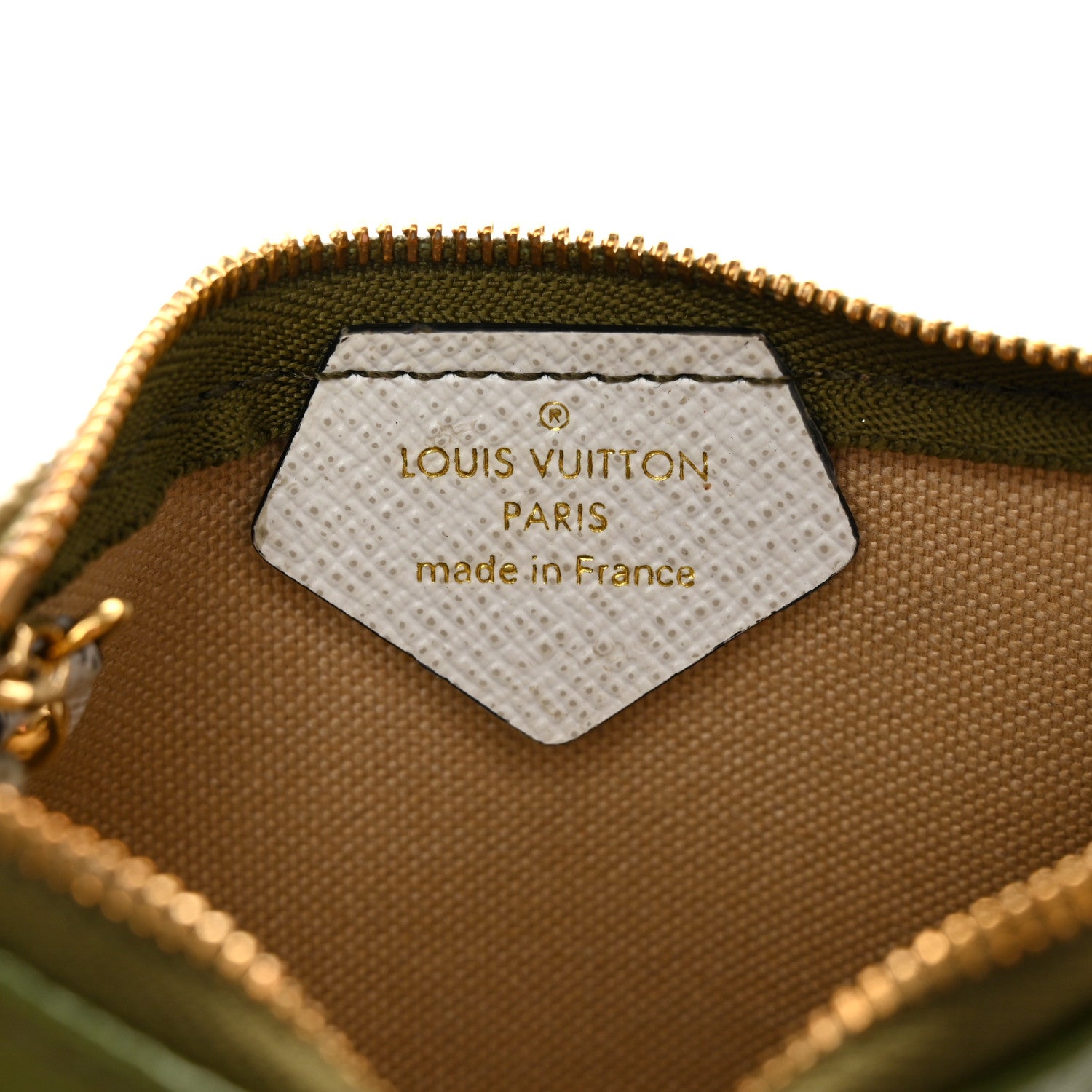 Louis Vuitton Monogram Giant Micro Pochette Accessories Kaki White 6 of 6