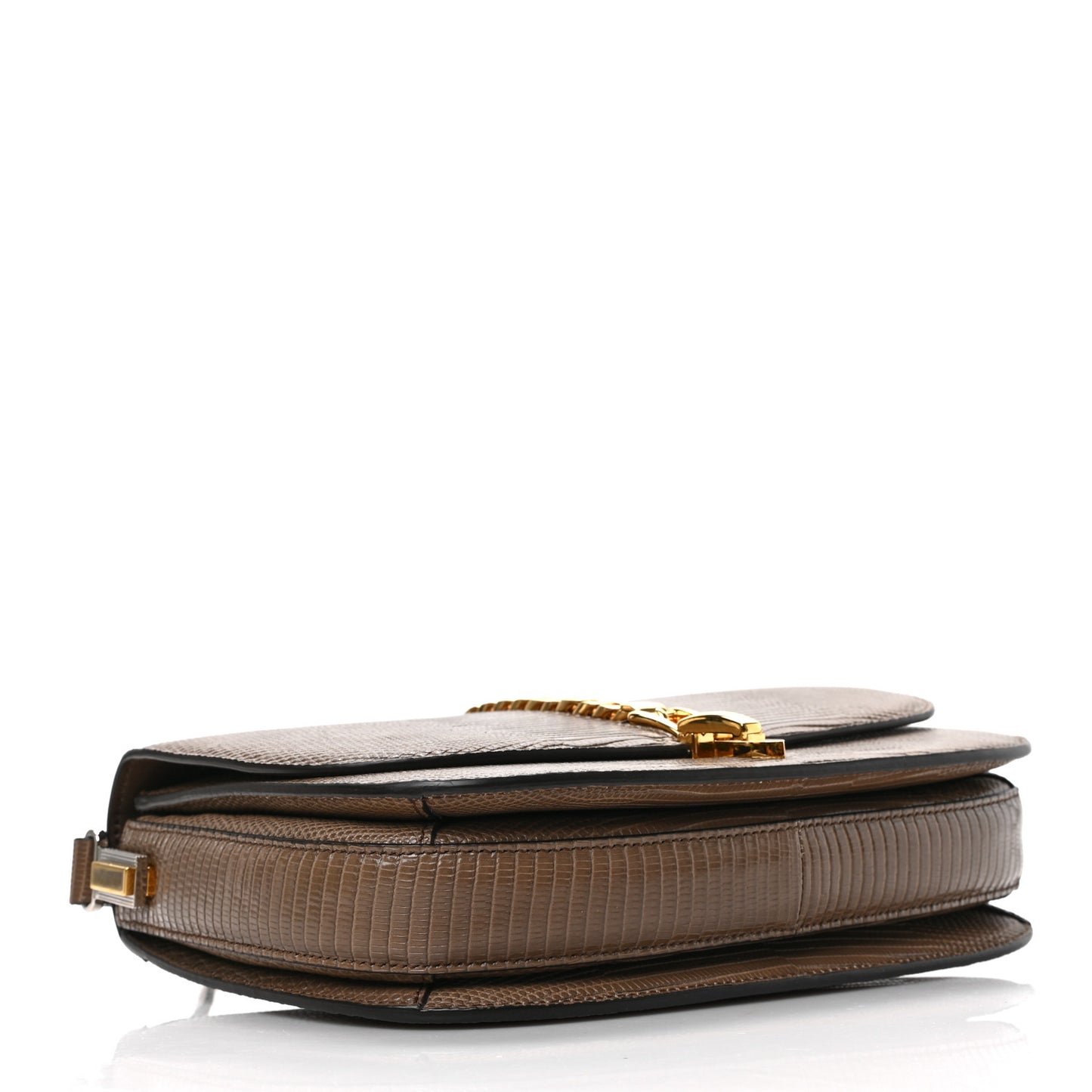 Lizard Small Sylvie 1969 Messenger Bag Taupe