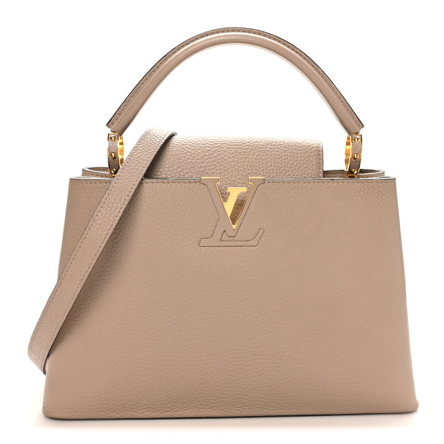 Louis Vuitton Taurillon Capucines PM Galet 1 of 9