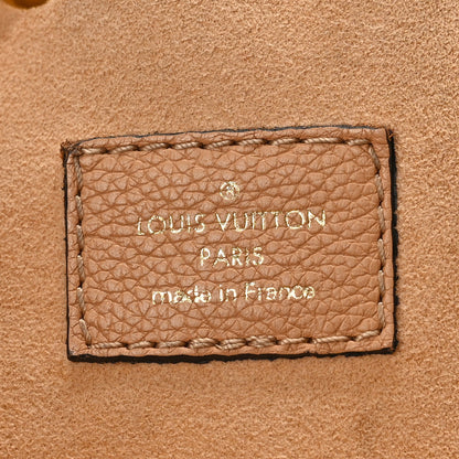 Louis Vuitton Calfskin Lockme Bucket MM Arizona Beige 6 of 11