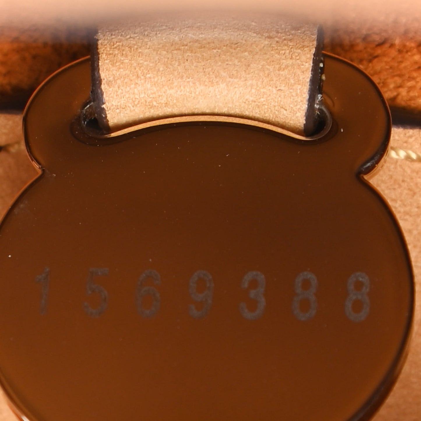 Smooth Nubuck Small Cookie Bayswater Satchel Deep Amber