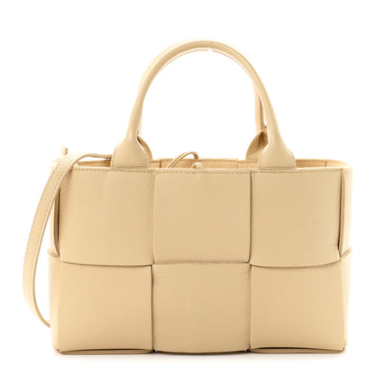Bottega Veneta Grained Calfskin Maxi Intrecciato Mini Arco Tote Porridge 1 of 9