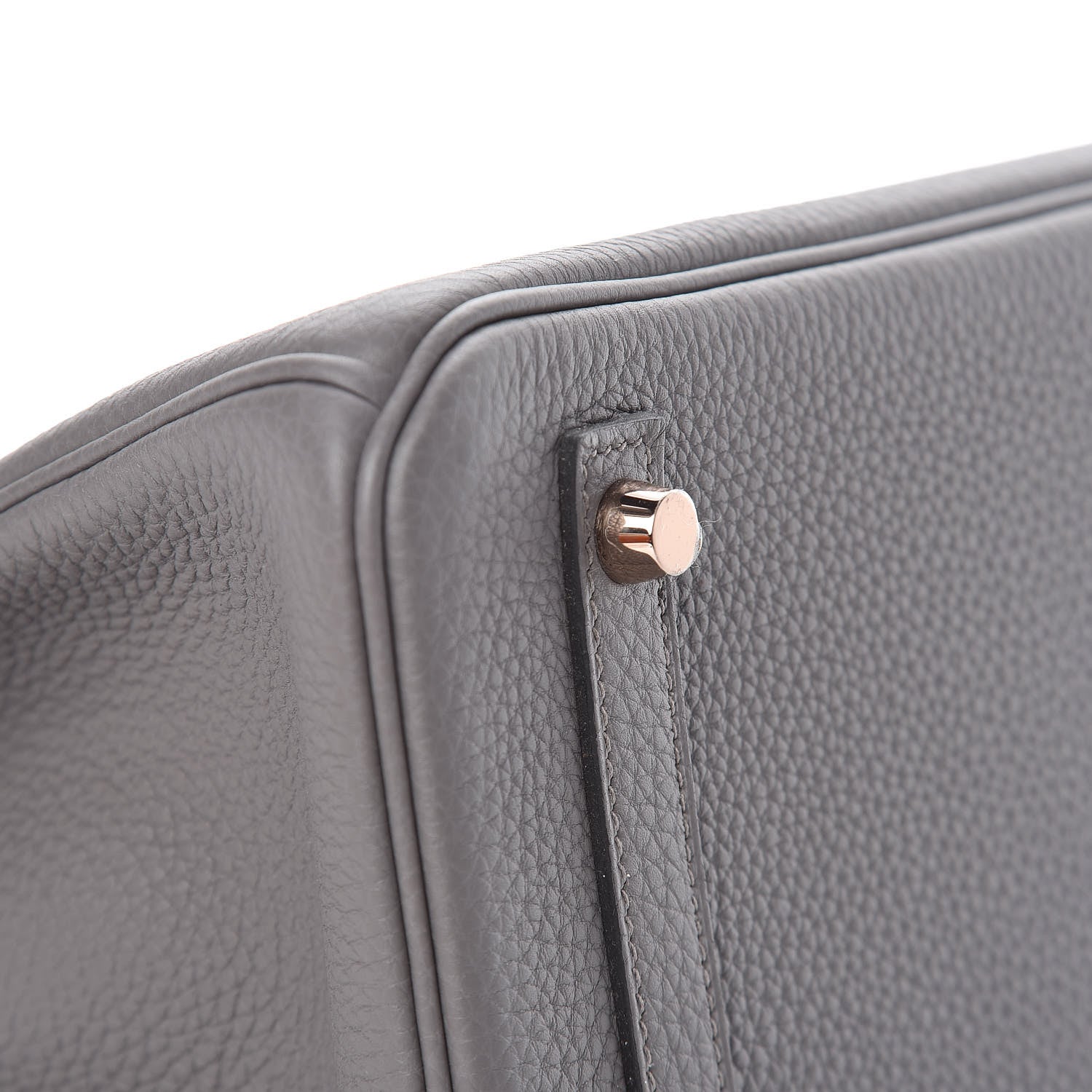 Hermes Togo Birkin 30 Etain 22 of 33
