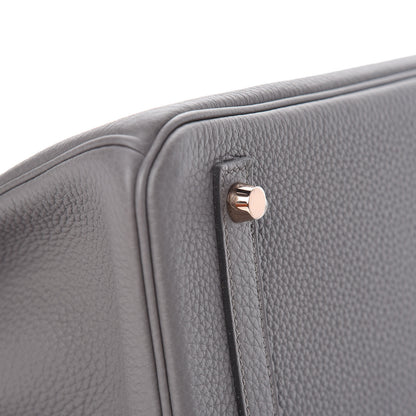 Hermes Togo Birkin 30 Etain 22 of 33