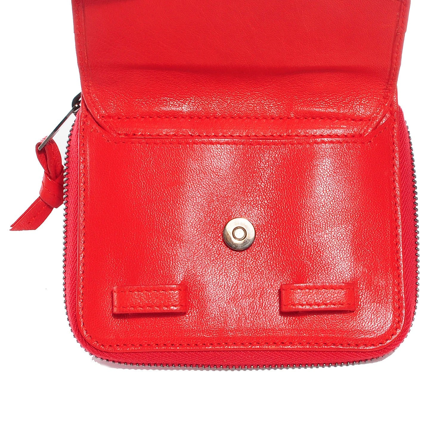 Proenza Schouler Leather PS1 Small Zip Wallet Poppy 9 of 9