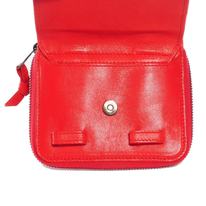Proenza Schouler Leather PS1 Small Zip Wallet Poppy 9 of 9