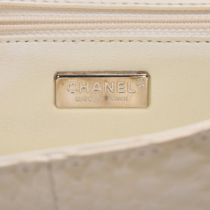 Chanel Python East West Flap White 5 of 7