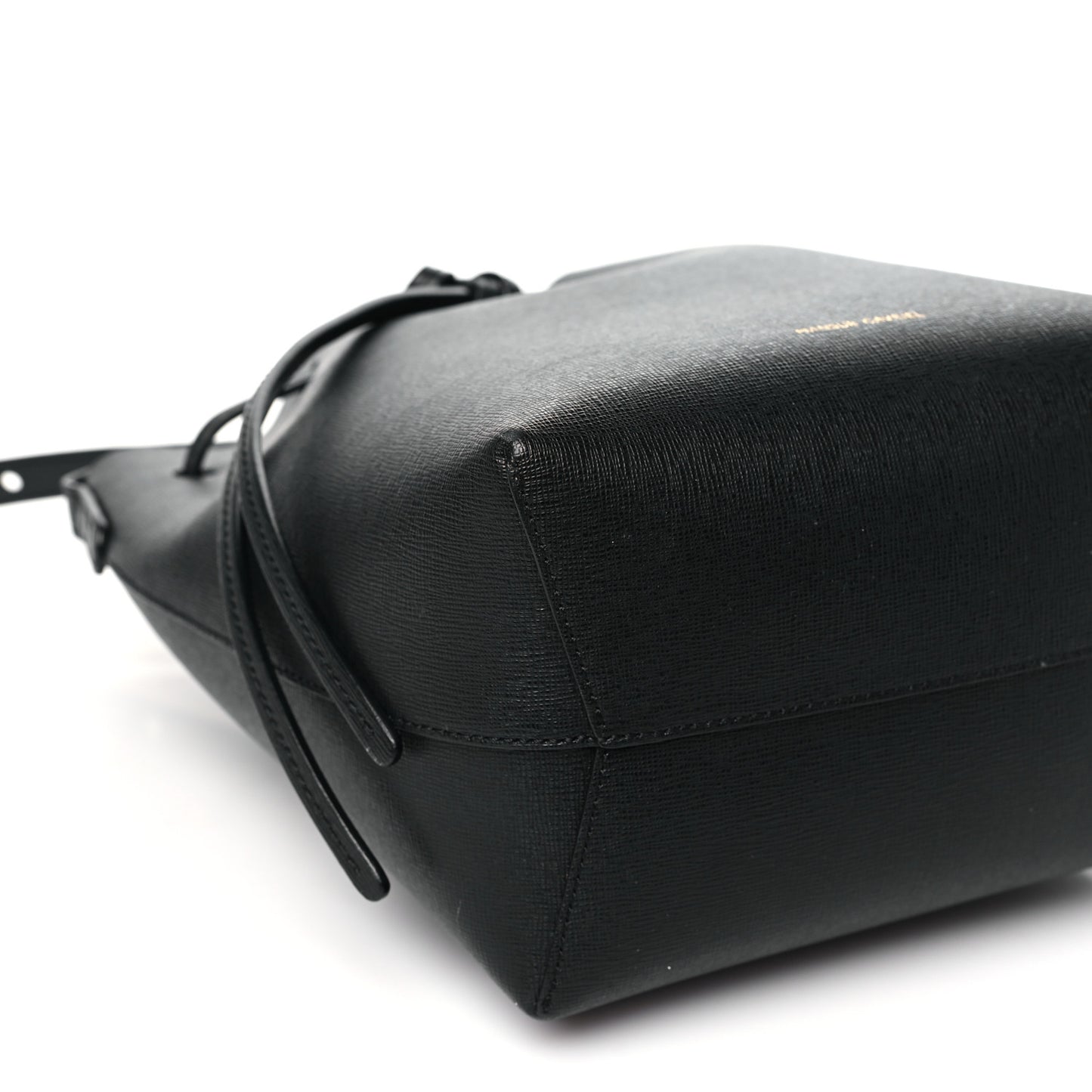 Saffiano Mini Bucket Bag Black Flamma