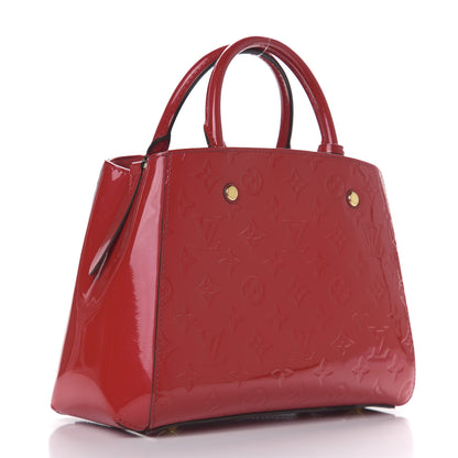 Louis Vuitton Vernis Montaigne BB Cherry 2 of 9